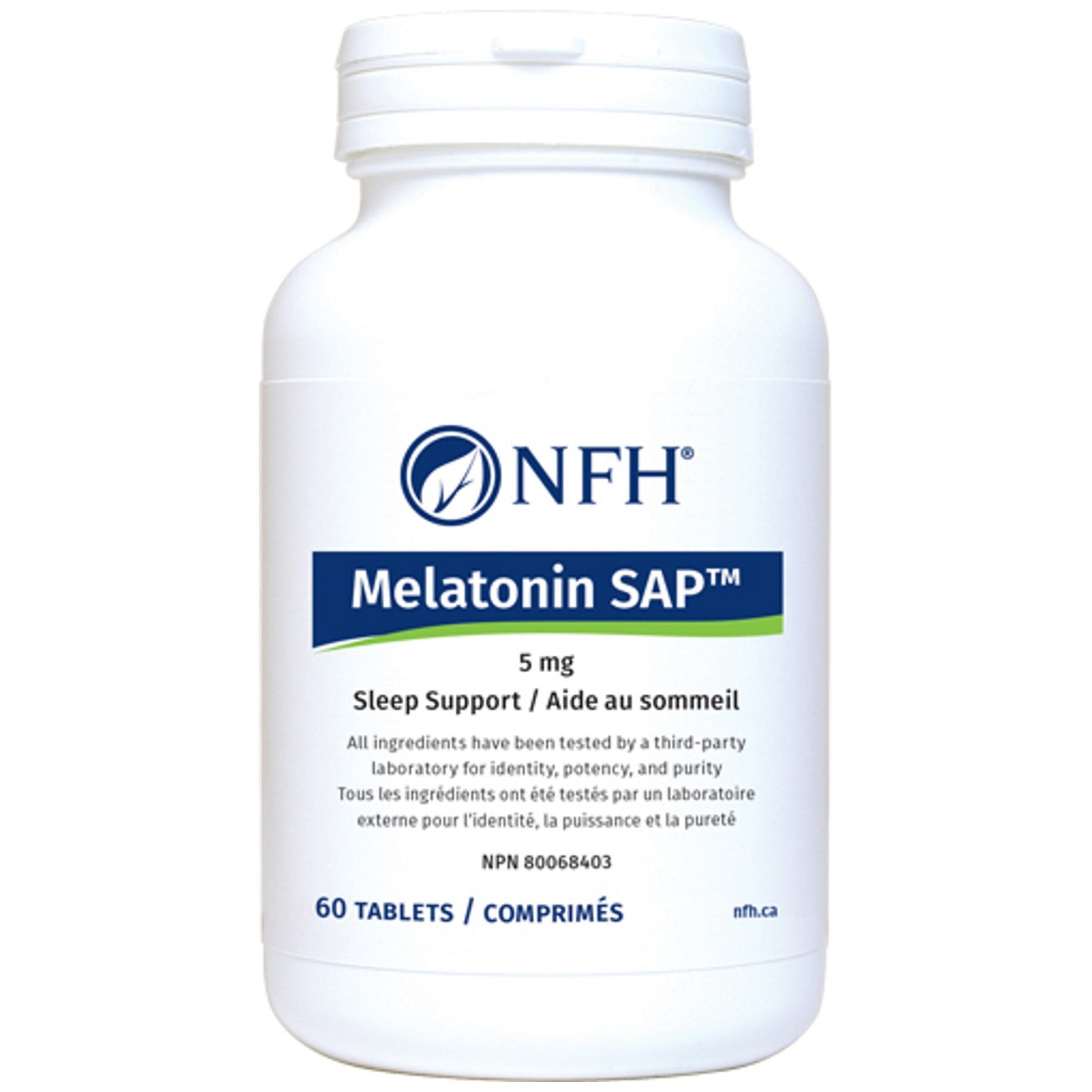 NFH Melatonin SAP 5mg 60 Tablets