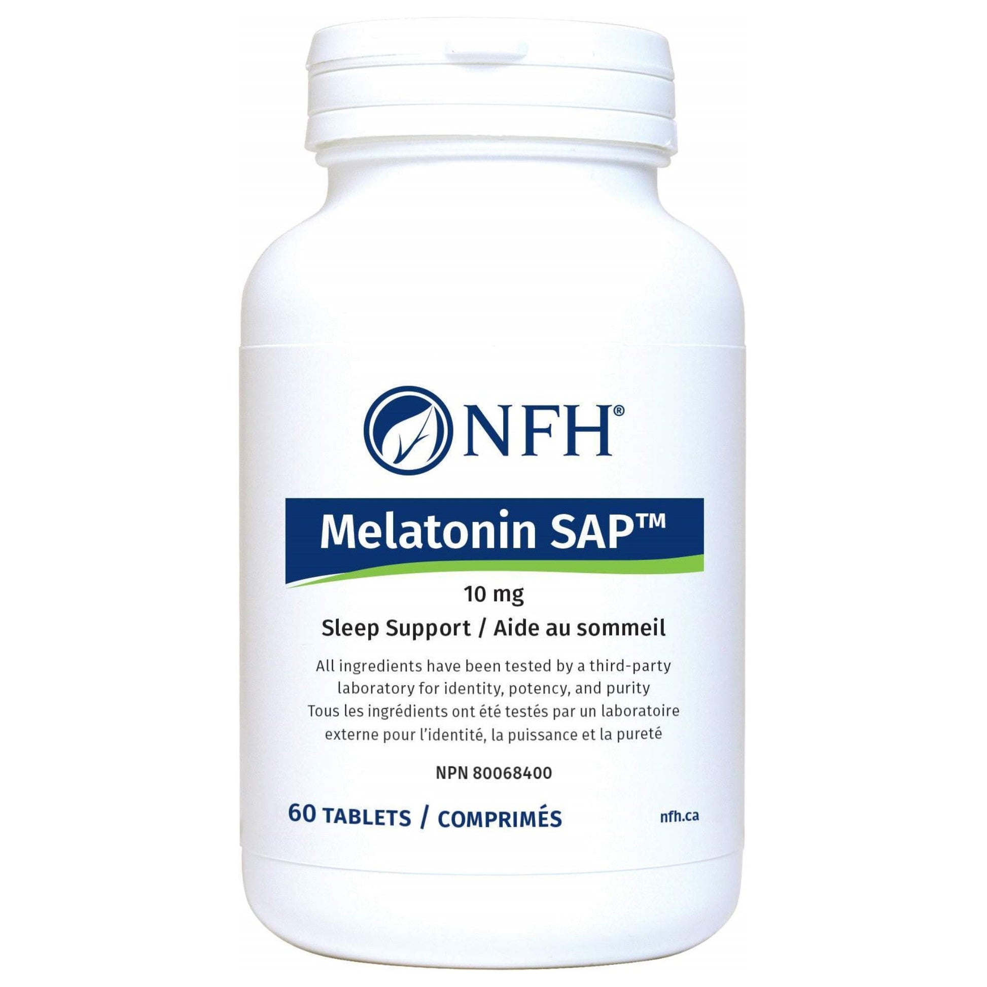 NFH Melatonin SAP 10mg 60 Tablets