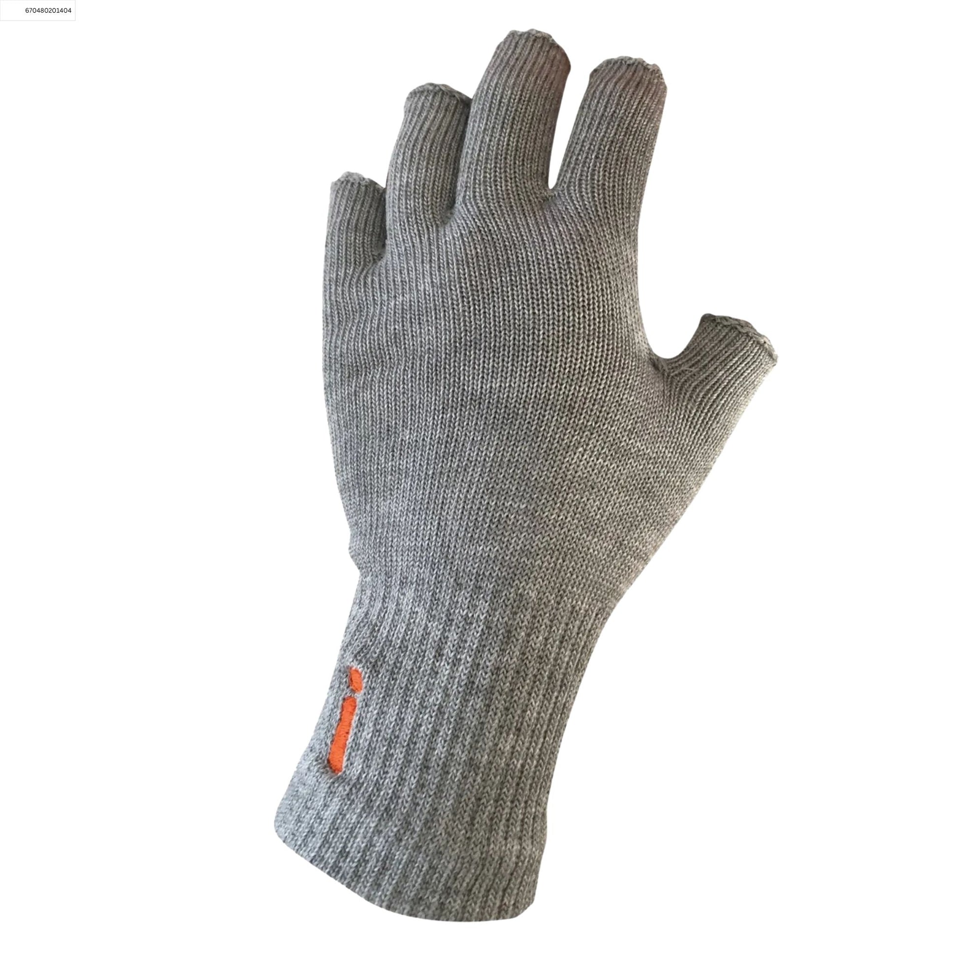 Incrediwear Fingerless Circulation Gloves Grey L