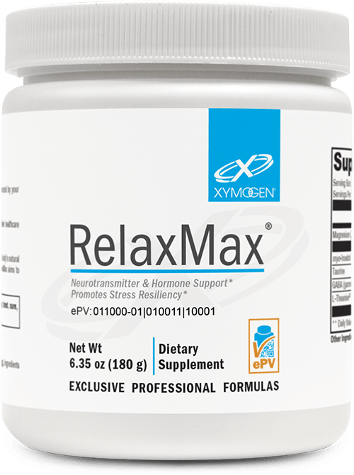 Xymogen RelaxMax Unflavored 180g - Promotes Stress Resiliency, Neurotransmitter And Hormone Support, Helps To Temporarily Promote Relaxation, Supports Relaxed Mood