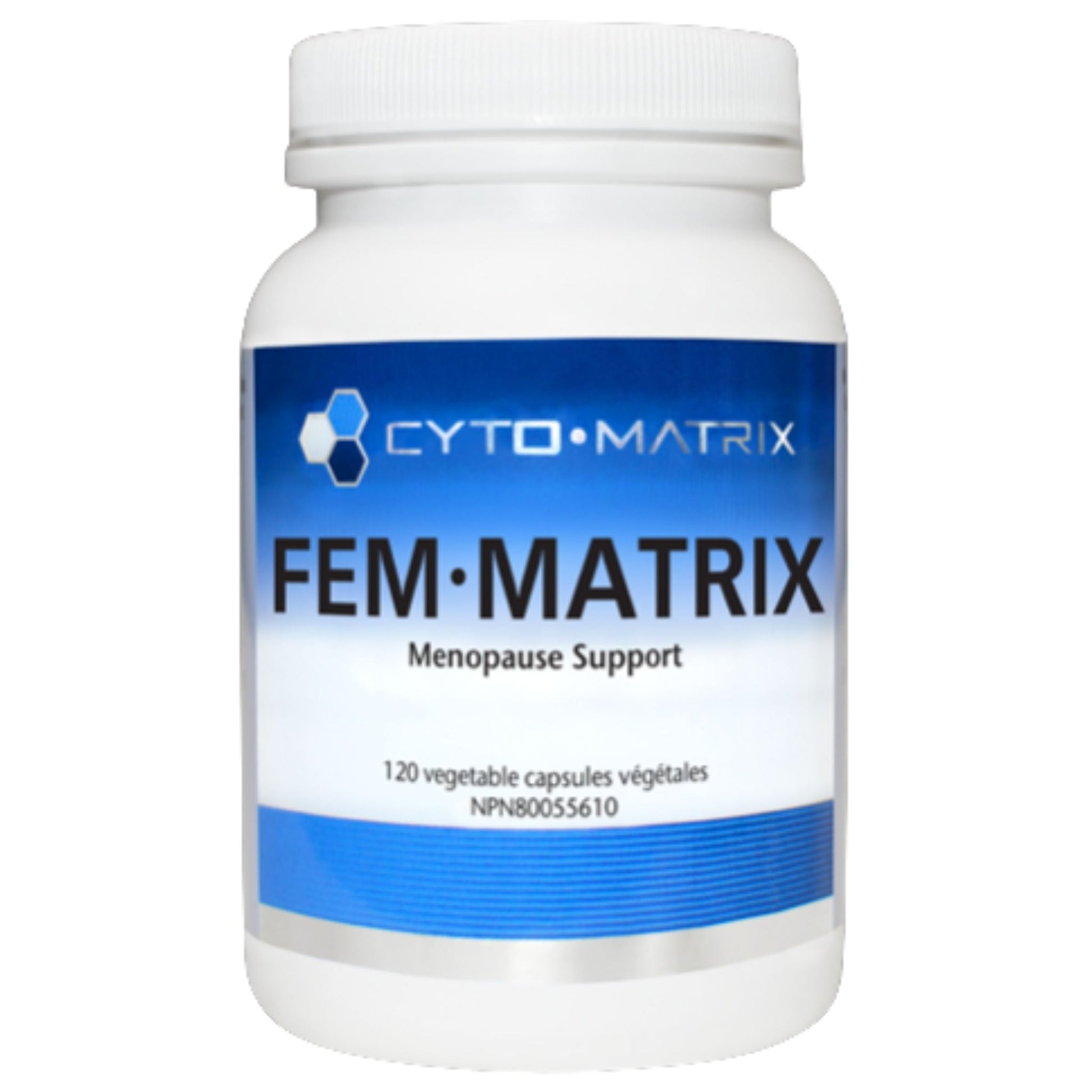 Cyto-Matrix Fem·Matrix 120 Vegetable Capsules - Reduce Inflammation and Irritation in Digestive Tract Lining Including Gastritis, Reflux Esophagitis and Irritable Bowel Syndrome