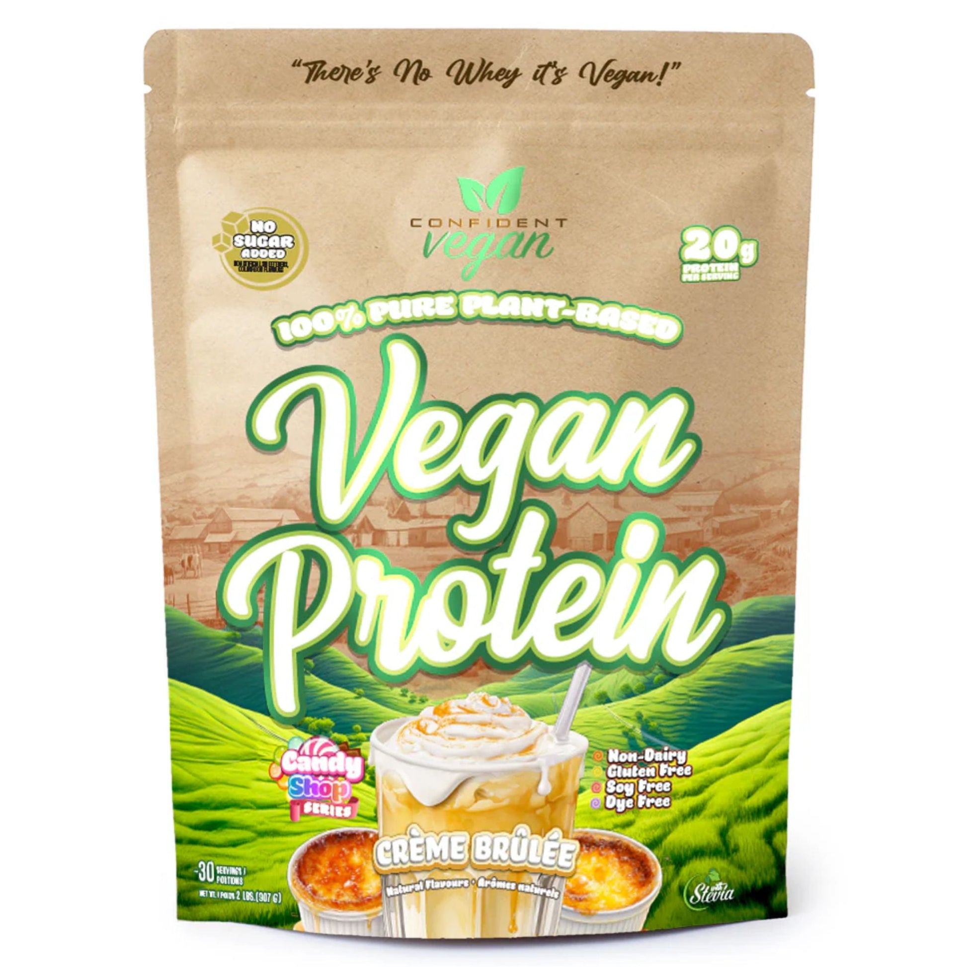 Confident Vegan Protein Crème Brulee 907g