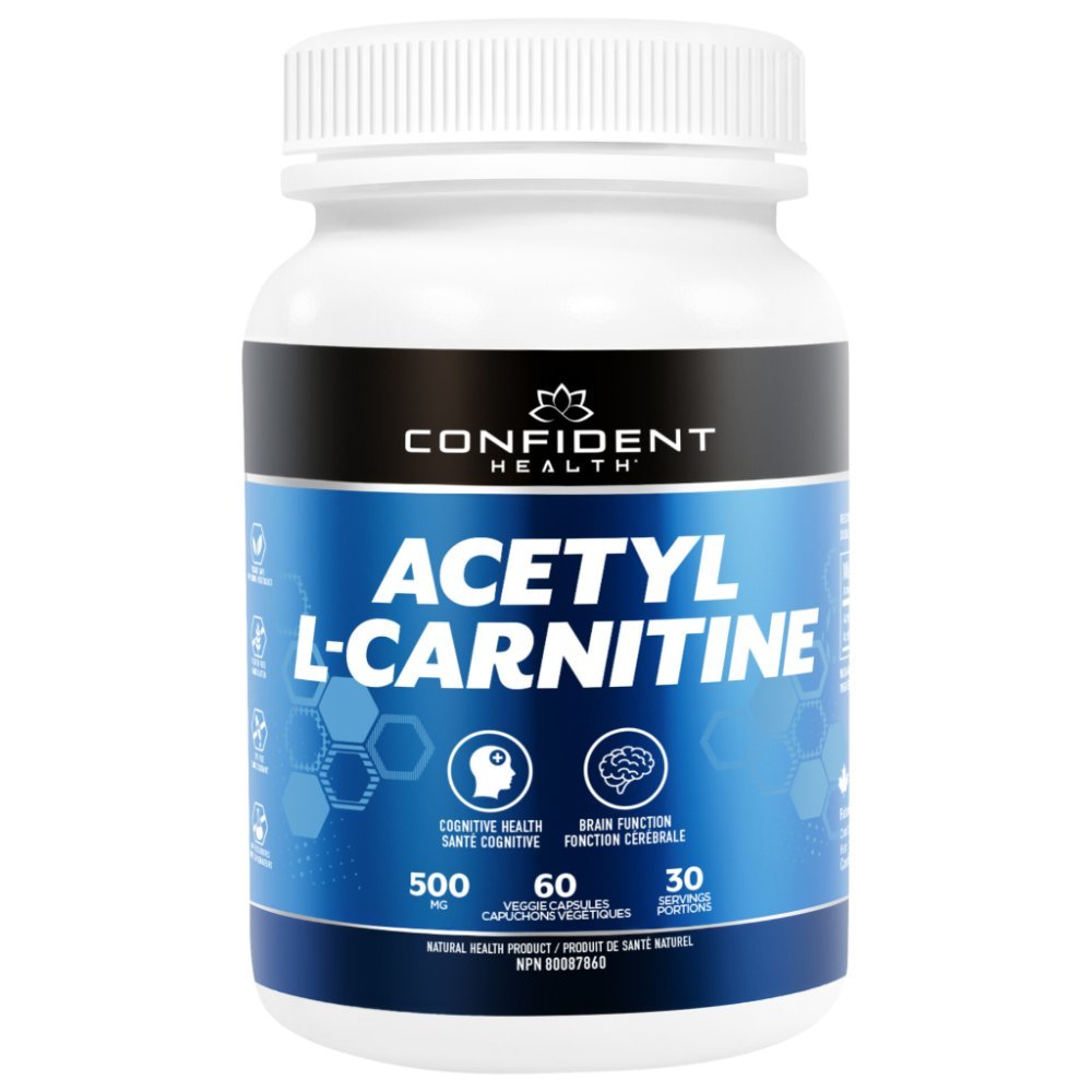 Confident Health Acetyl L-Carnitine 60 Vegetarian Capsules