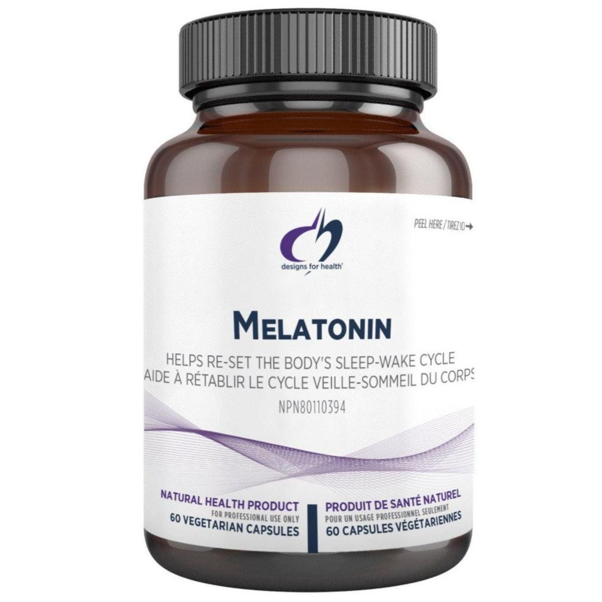Designs for Health Melatonin 60 Capsules - Supports Healthy Immune and Stress Responses, Rich in Antioxidants, Regulates Sleep