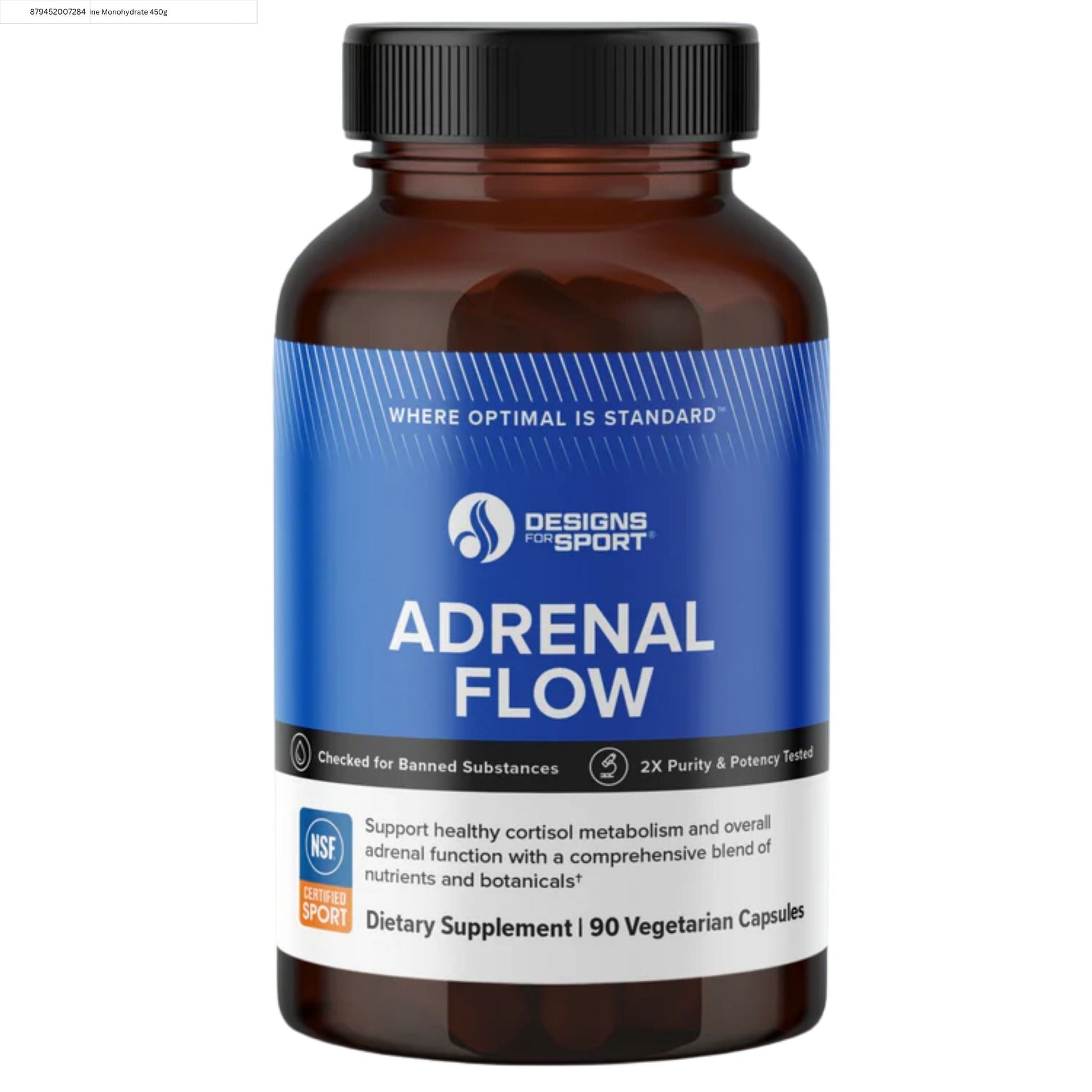 Designs For Sport Adrenal Flow 90 Vegetarian Capsules