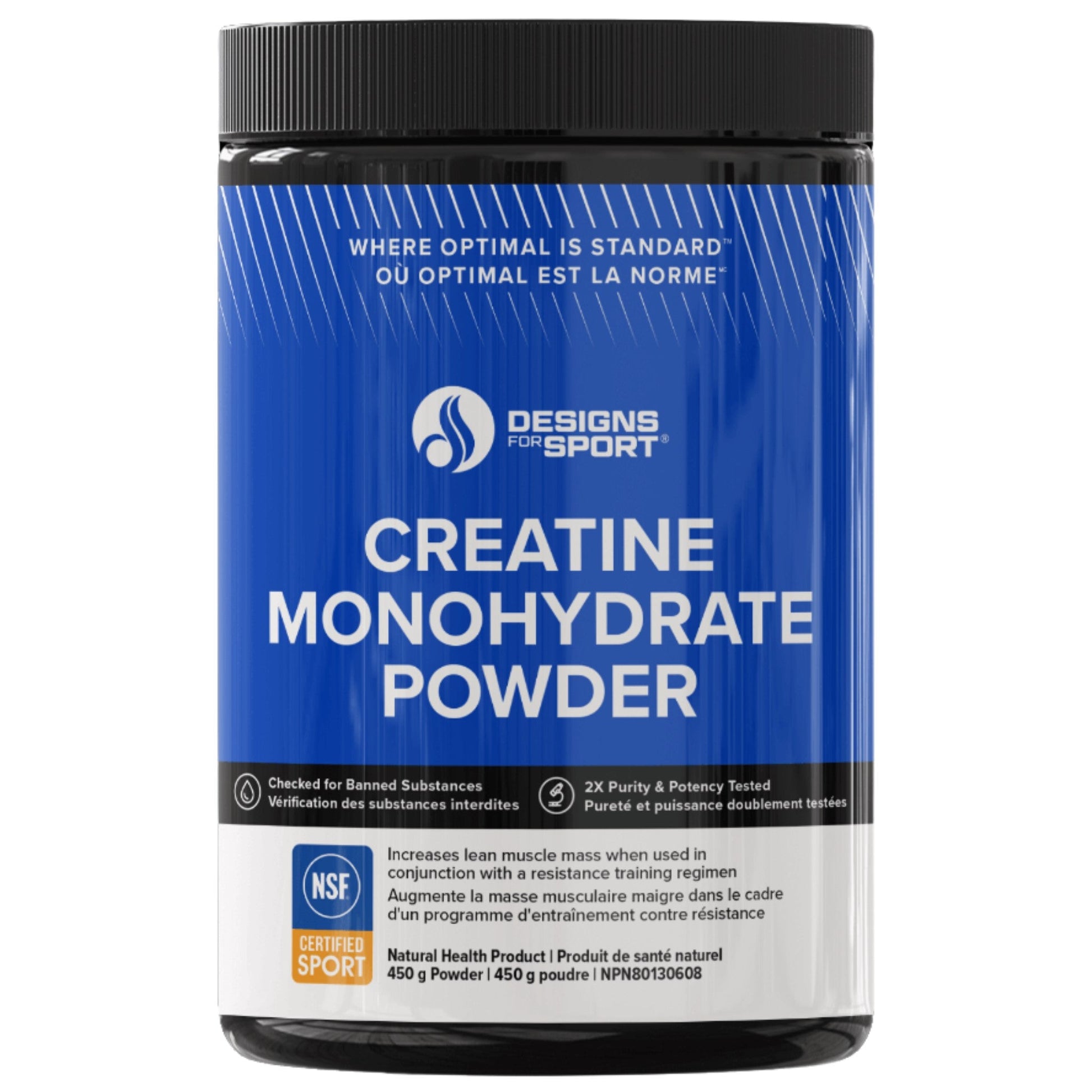 Designs for Sport Creatine Monohydrate  450 Grams