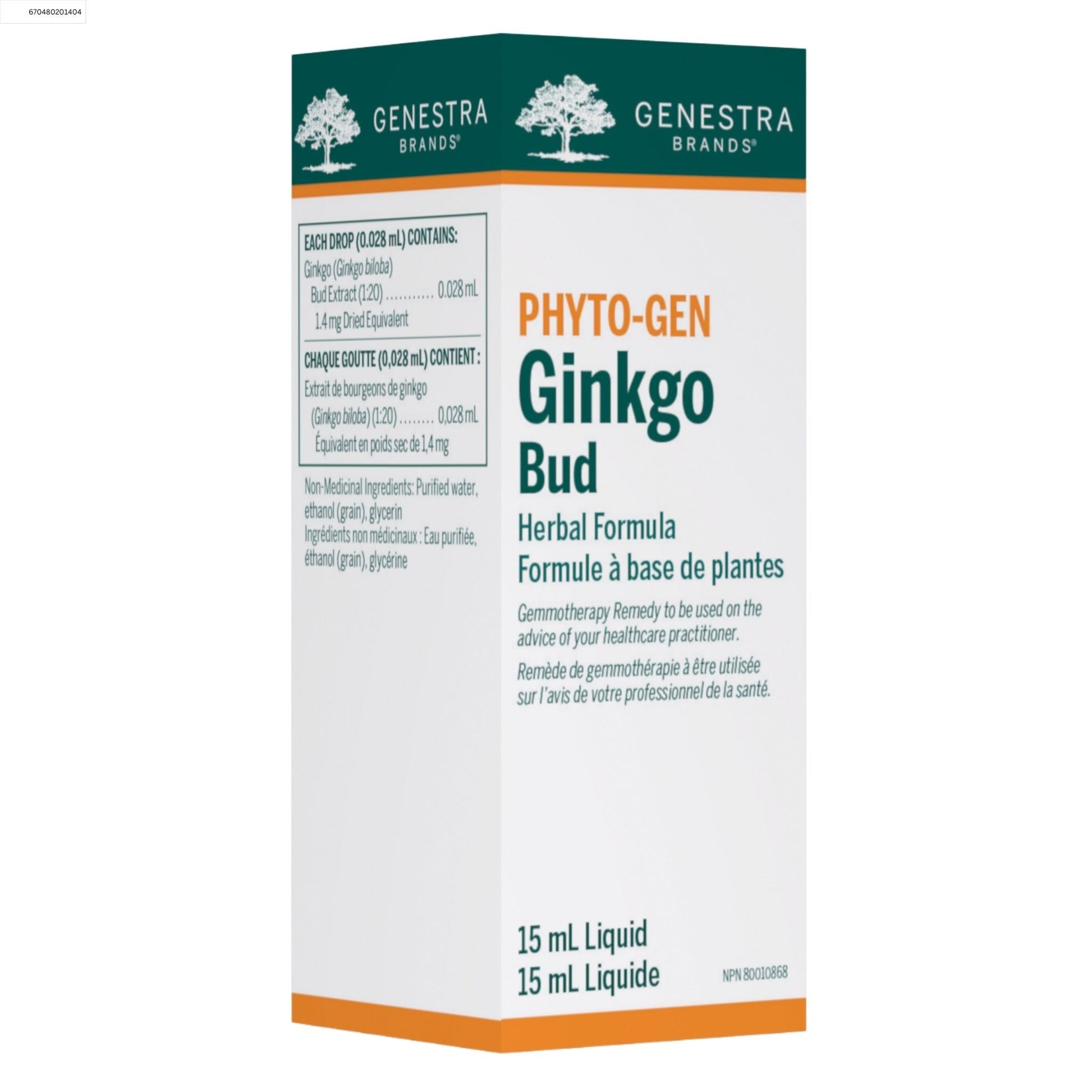 Genestra Phyto-gen Ginkgo Bud 15ml