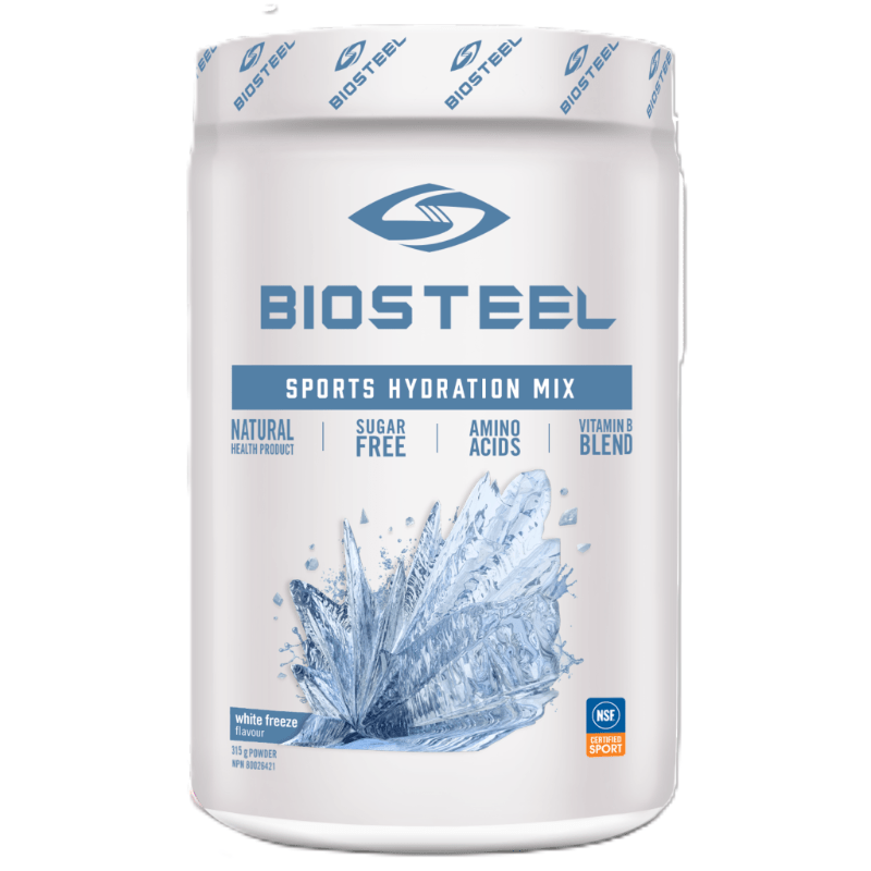 Biosteel Hydration Mix White Freeze 315g - Plant-Based Amino Acids For Endurance And Recovery, Vitamin B Complex For Energy And Focus, Support Immediate Hydration