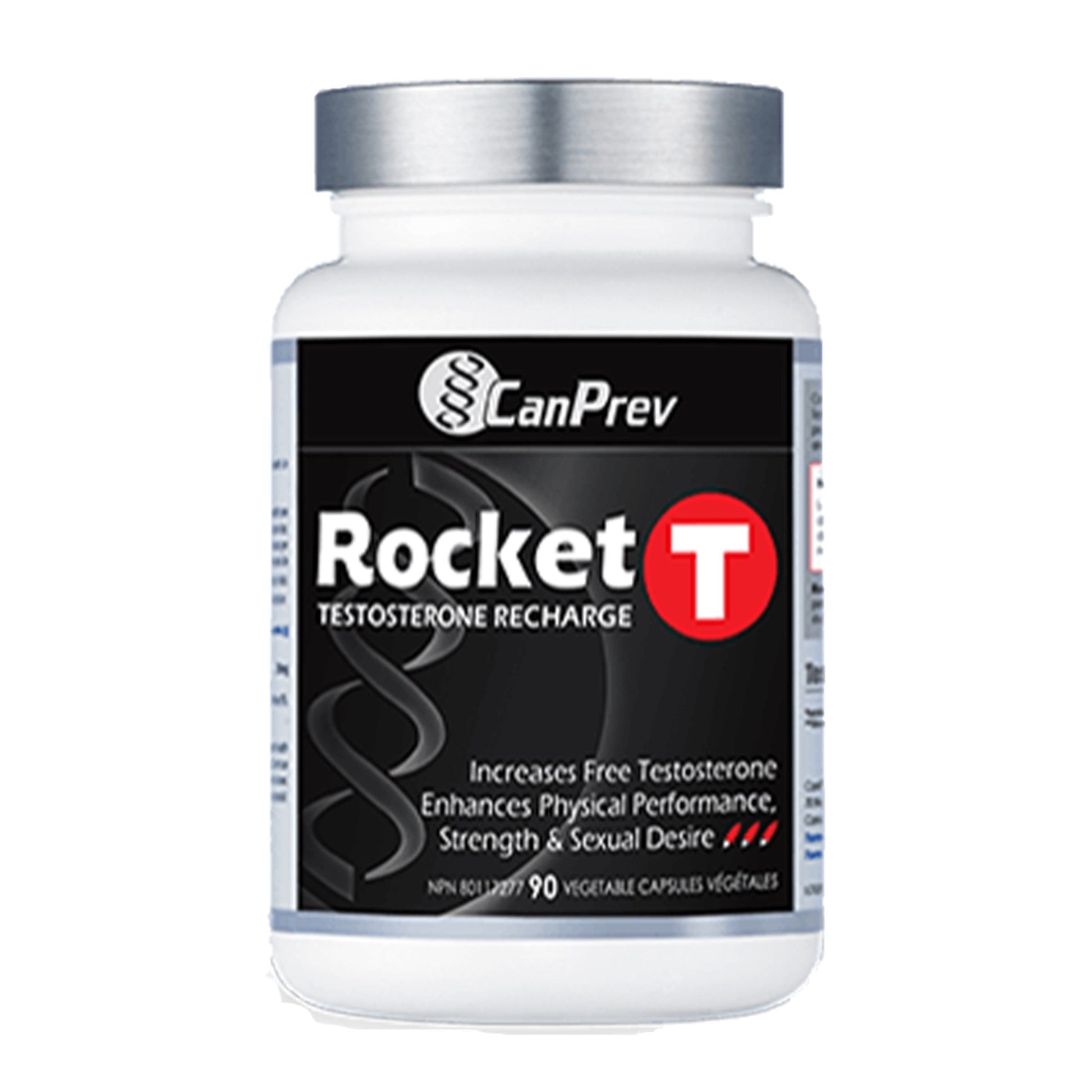 CanPrev Rocket T Testosterone Recharge 90 Vegan Capsules