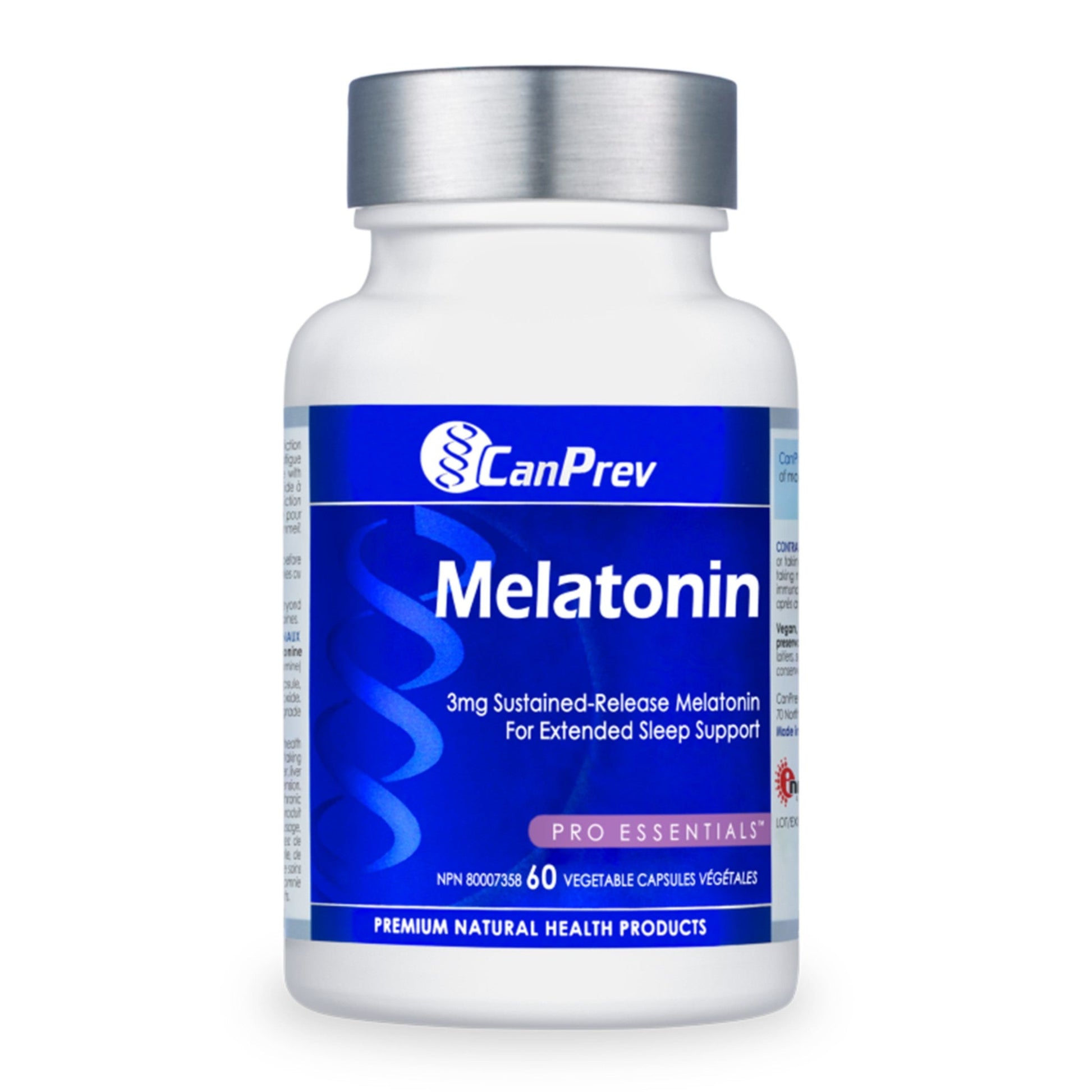Canprev Melatonin 3mg 60 Vegan Capsules