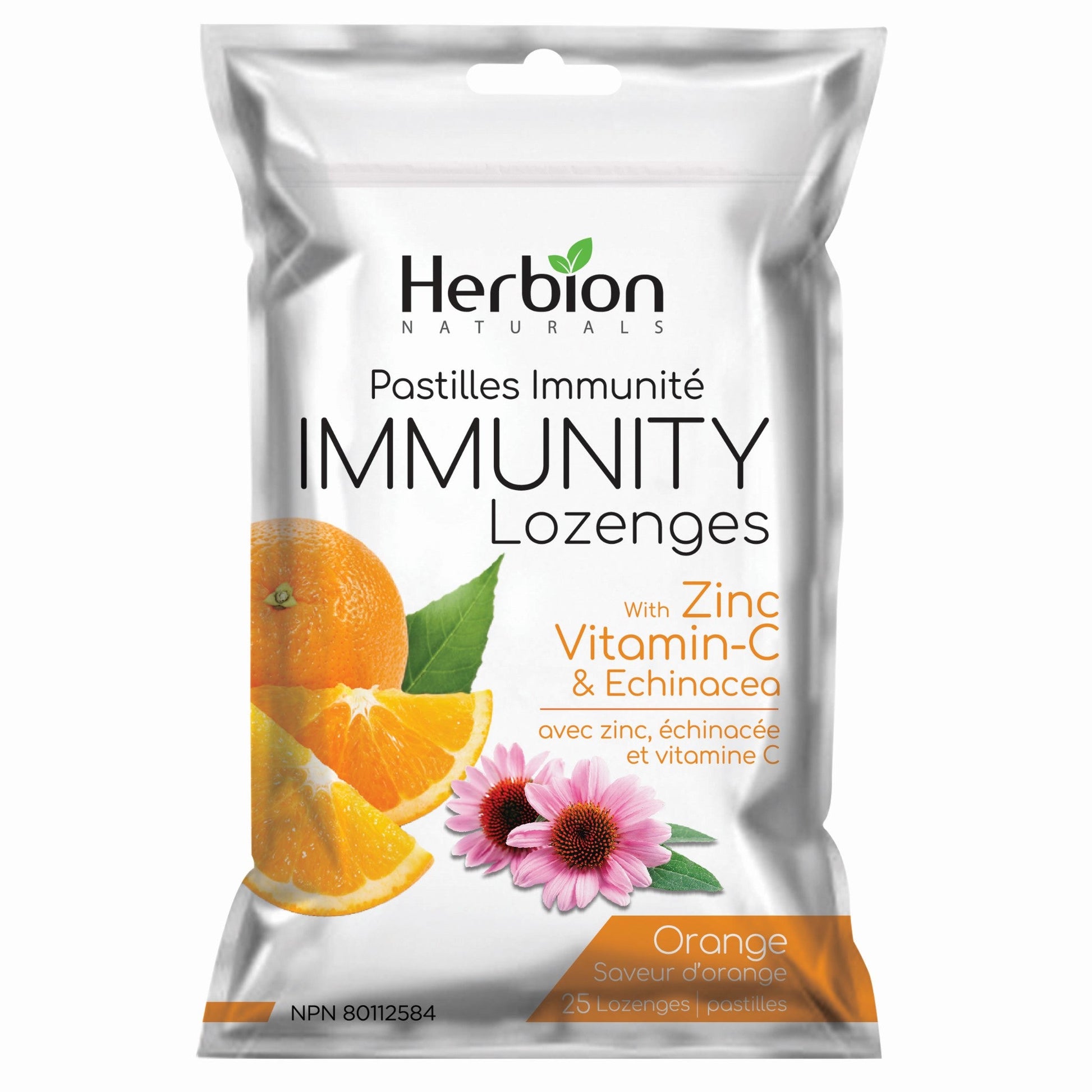 Herbion Immunity Lozenges Orange 25 Lozenges - Helps Maintain And Support Immune System, Good Source Of Antioxidant, Great-Tasting Natural Flavours, Each Easy-To-Carry Pouch