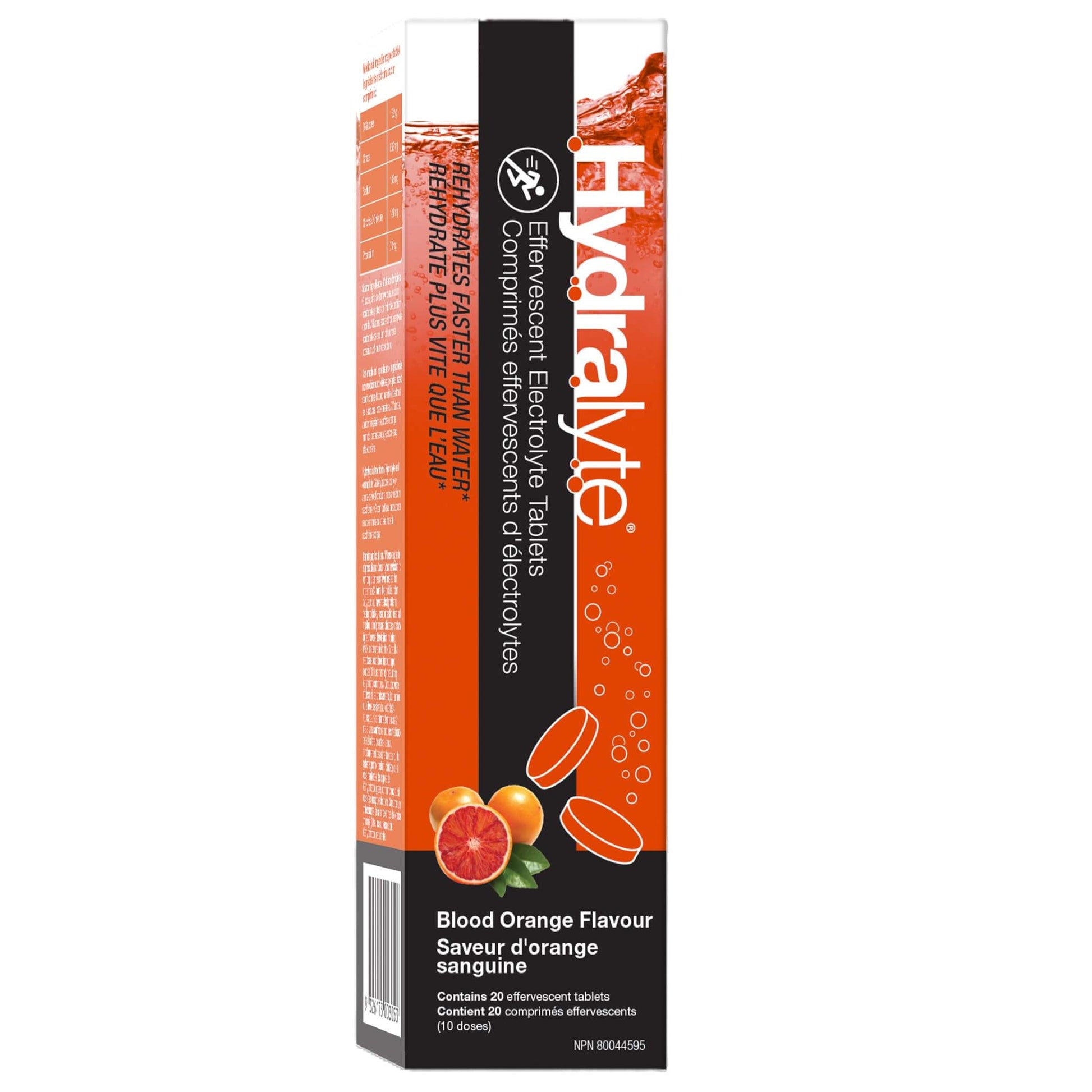 Hydralyte Sports Hydration Blood Orange 20 Tablets - Low Sugar, High Electrolyte Hydration Accelerator, Contains 4 Key Electrolytes To Efficiently Replenish Your Essential Minerals, Boost Performance And Maximize Each Workout