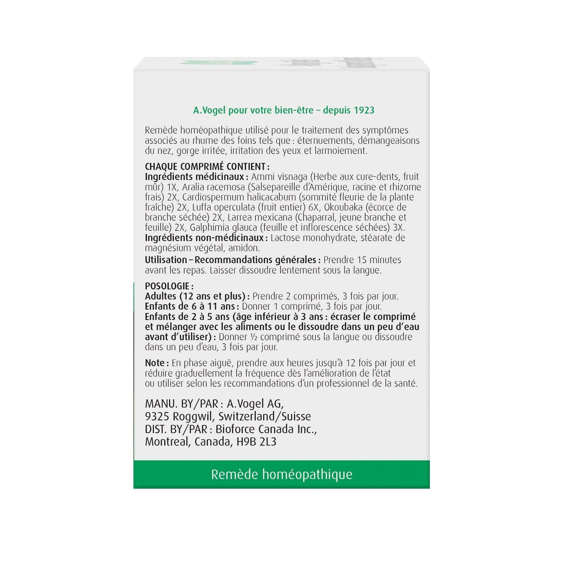 A. Vogel Allergy Relief 120 Tablets