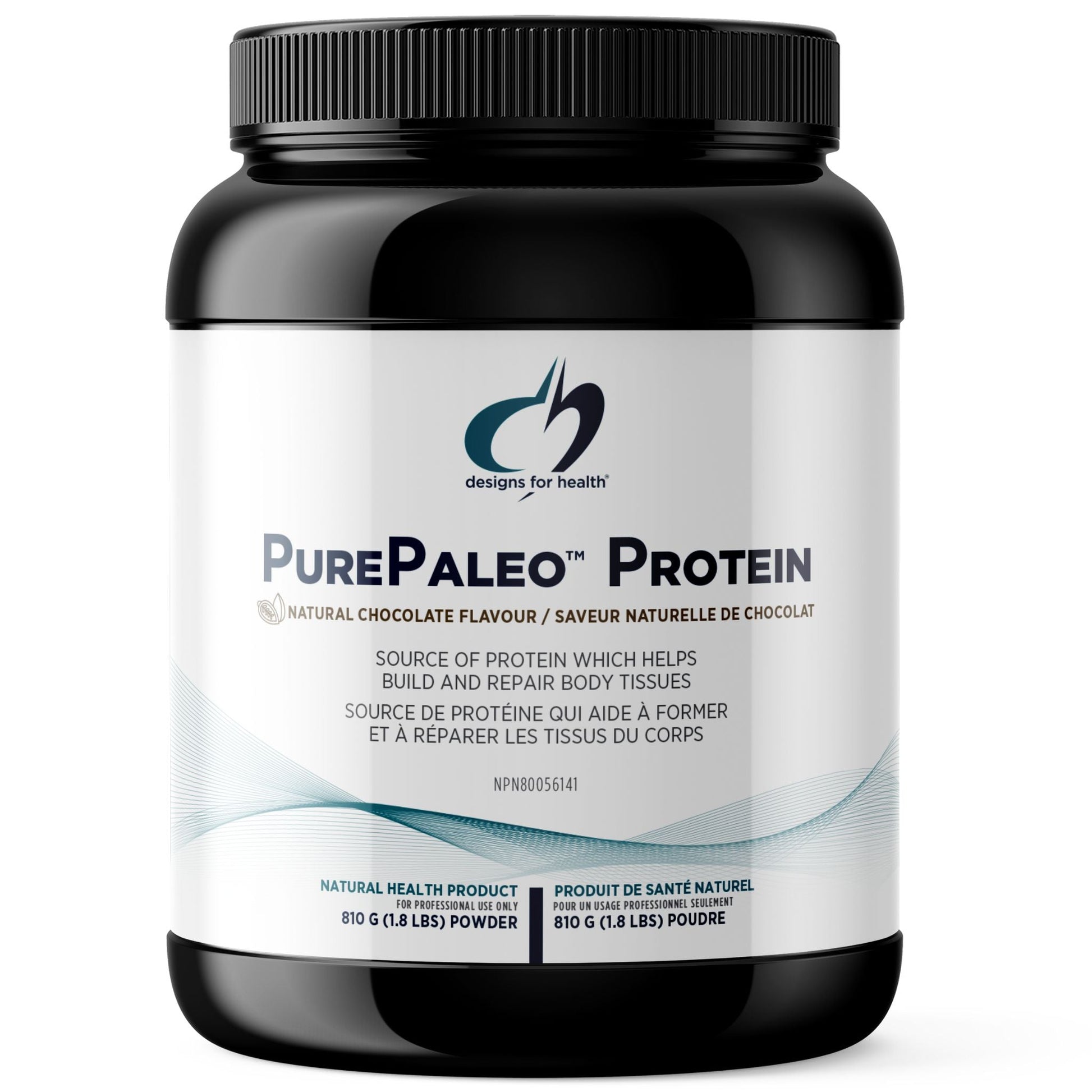 Designs for Health PurePaleo Protein Chocolate 810 Grams - Helps Build and Repair Body Tissues, Pure Beef Bone Broth Protein (HydroBEEF) with Collagen Peptides