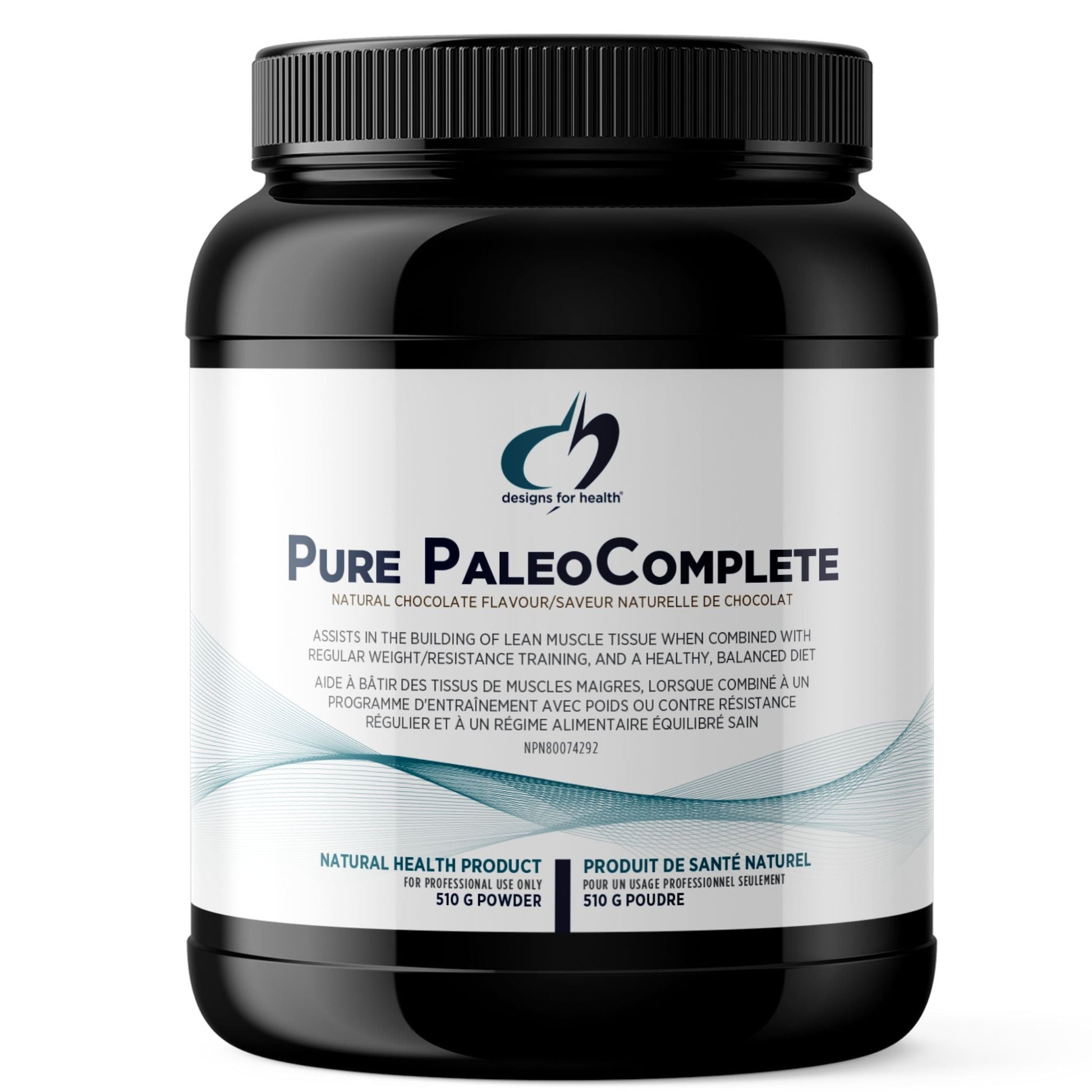 Designs for Health Pure PaleoComplete Chocolate 510 Grams