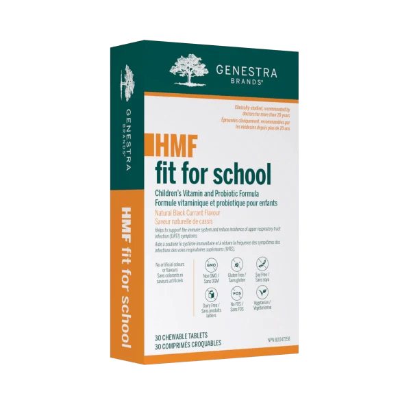 Genestra Brands HMF Fit for School 30 Chewable Tablets