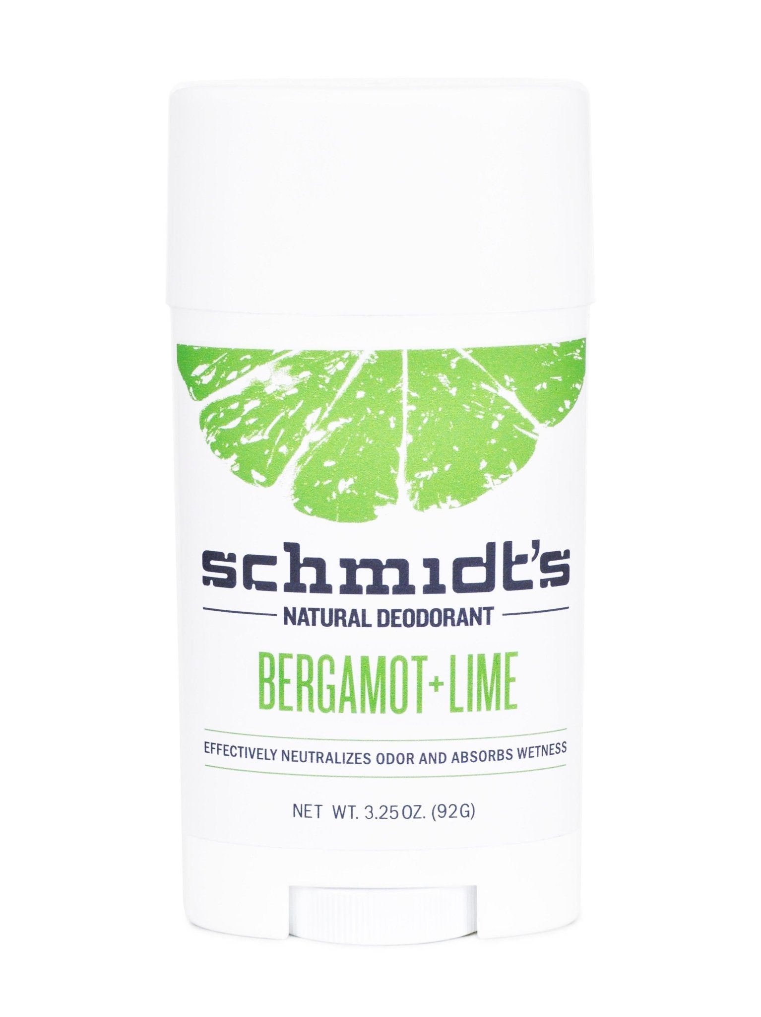 Schmidt's Bergamot and Lime Natural Deodorant - 75 gm - Nature's Source Inc