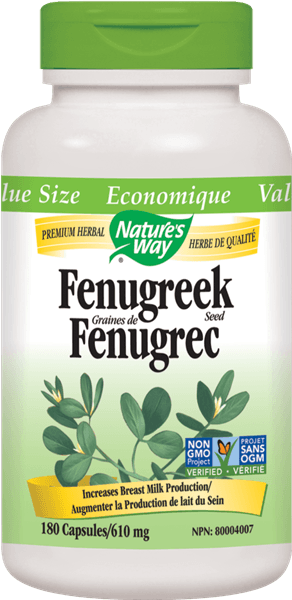 Nature's Way Fenugreek Seed 180 Veg - Caps - Nature's Source Inc