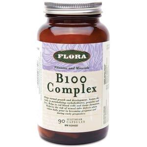 Flora B - 100 High Potency B Vitamin Complex 90 Veg Caps - Nature's Source Inc