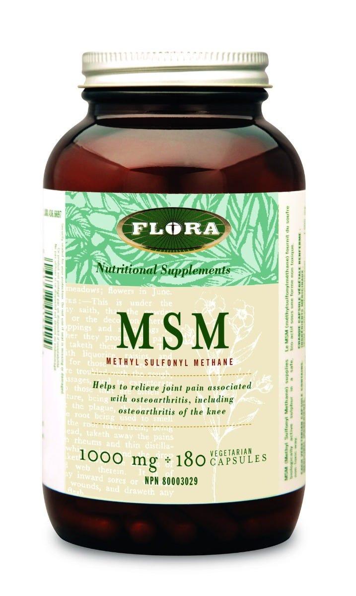 Flora Sport MSM 1000 mg 180 Veg - Caps - Nature's Source Inc