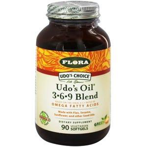Flora Udo's Oil Omega 3 - 6 - 9 Blend 1000 mg - 90 Softgels - Nature's Source Inc