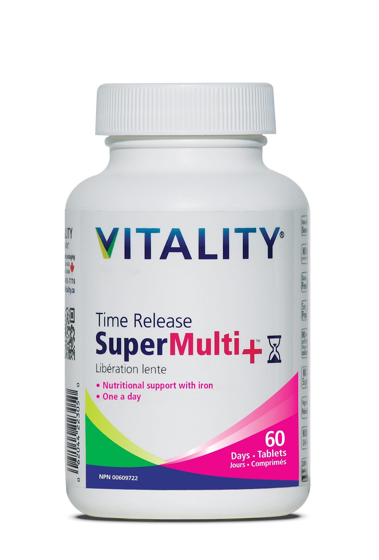 Vitality Time Release Super Multi+ 60t - Nature's Source Inc