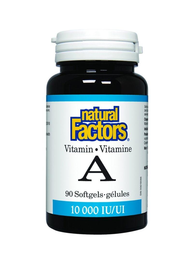 Natural Factors Vitamin A 10 000 IU 90sg - Nature's Source Inc