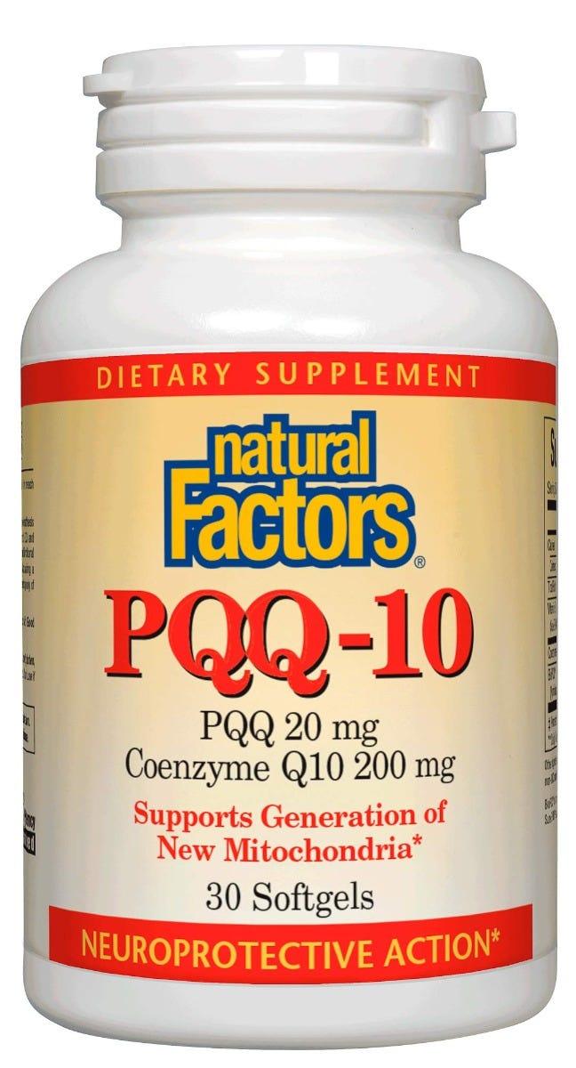 Natural Factors BioPQQ 20 mg 30vc - Nature's Source Inc