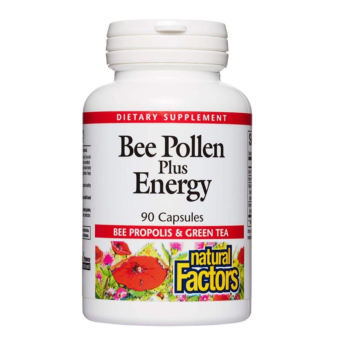 Natural Factors Pollen Plus Energy 90c - Nature's Source Inc