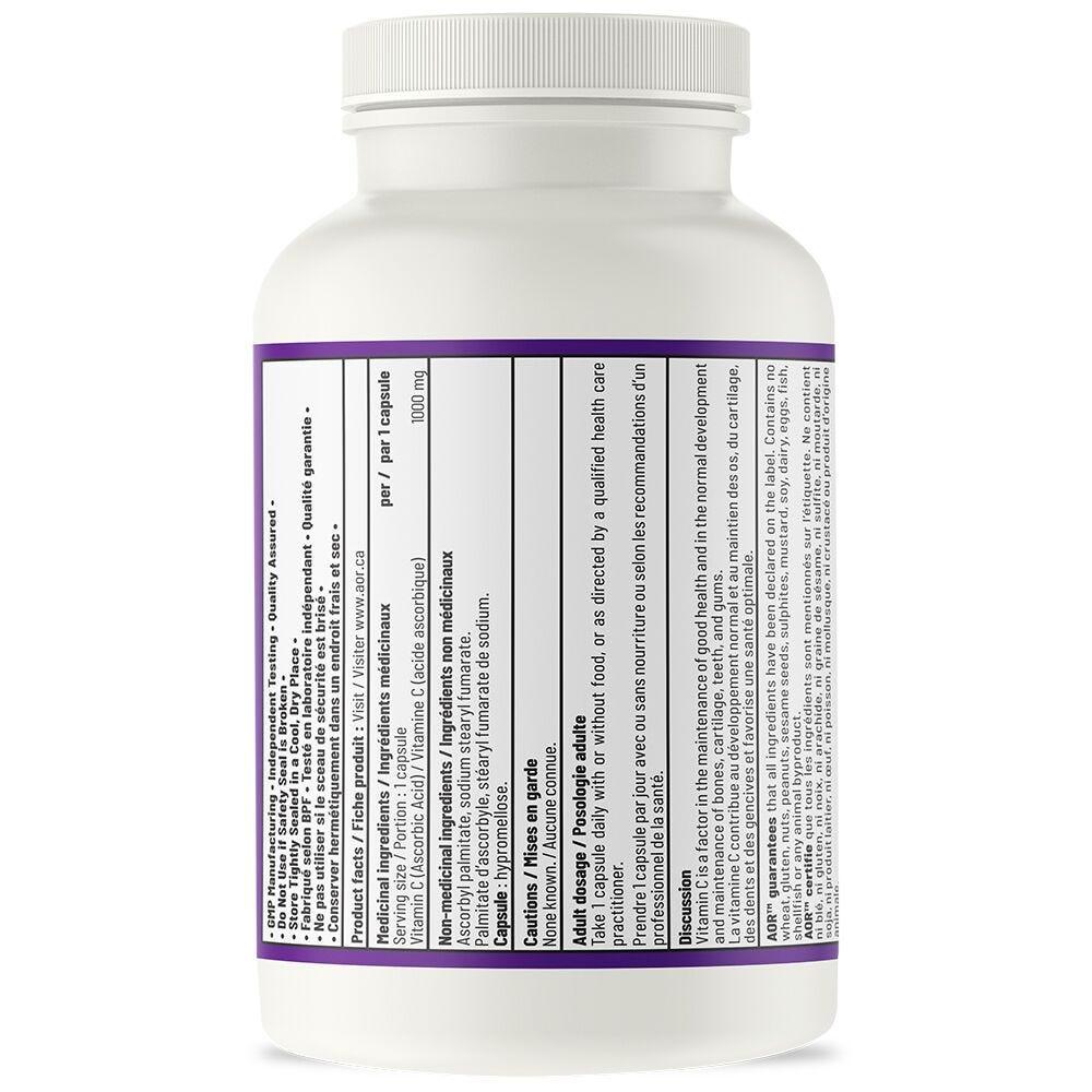 AOR Vitamin C 1000 mg 100 Veg - Caps - Nature's Source Inc