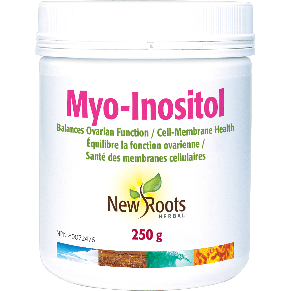 New Roots Inositol 250g - Nature's Source Inc