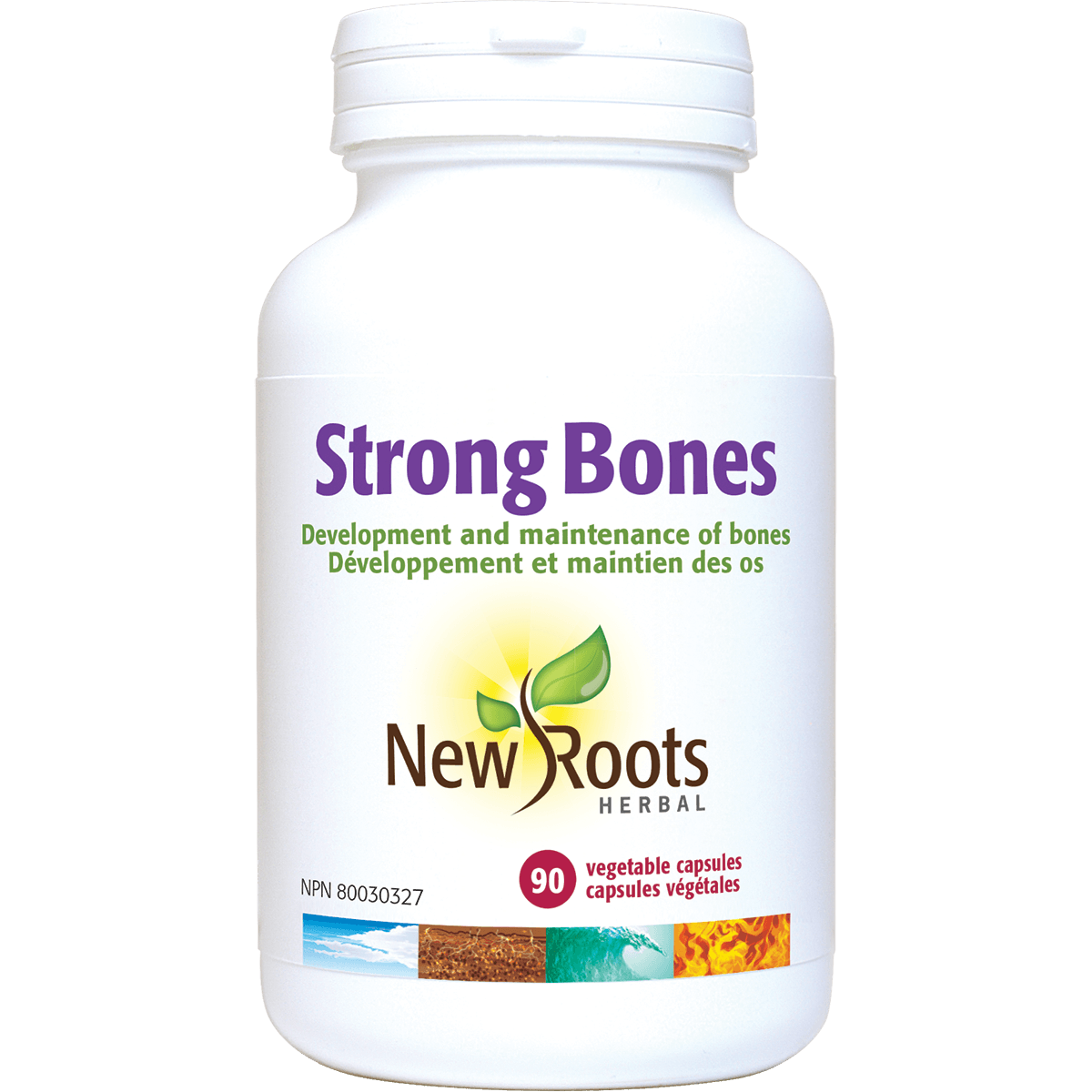 New Roots Strong Bones 90C - Nature's Source Inc