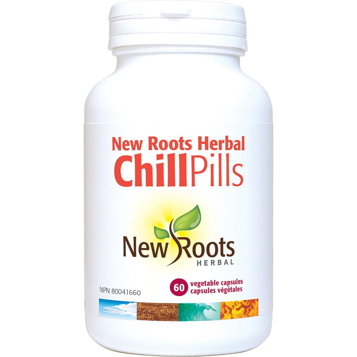 New Roots Herbal Chill Pills 60 Vegan Capsules - Nature's Source Inc
