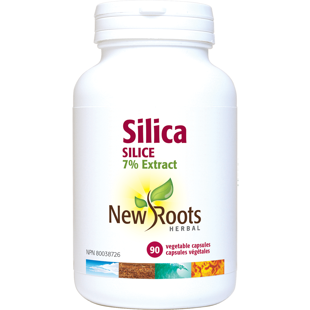 New Roots Silica 600 Mg 7% (Horsetail) 90C - Nature's Source Inc