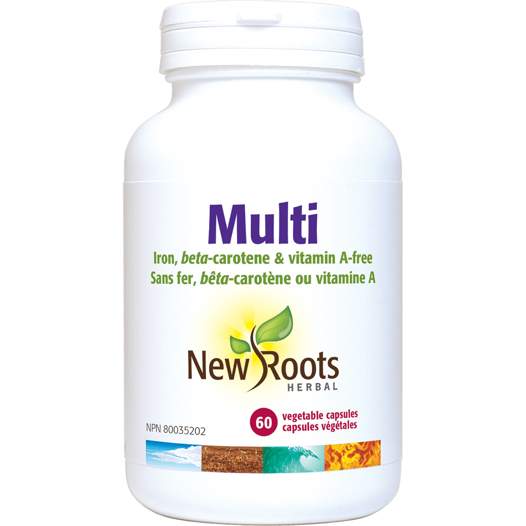 New Roots Herbal Multi (Vitamin & Mineral Formula) - 60 Veg Capsules - Nature's Source Inc