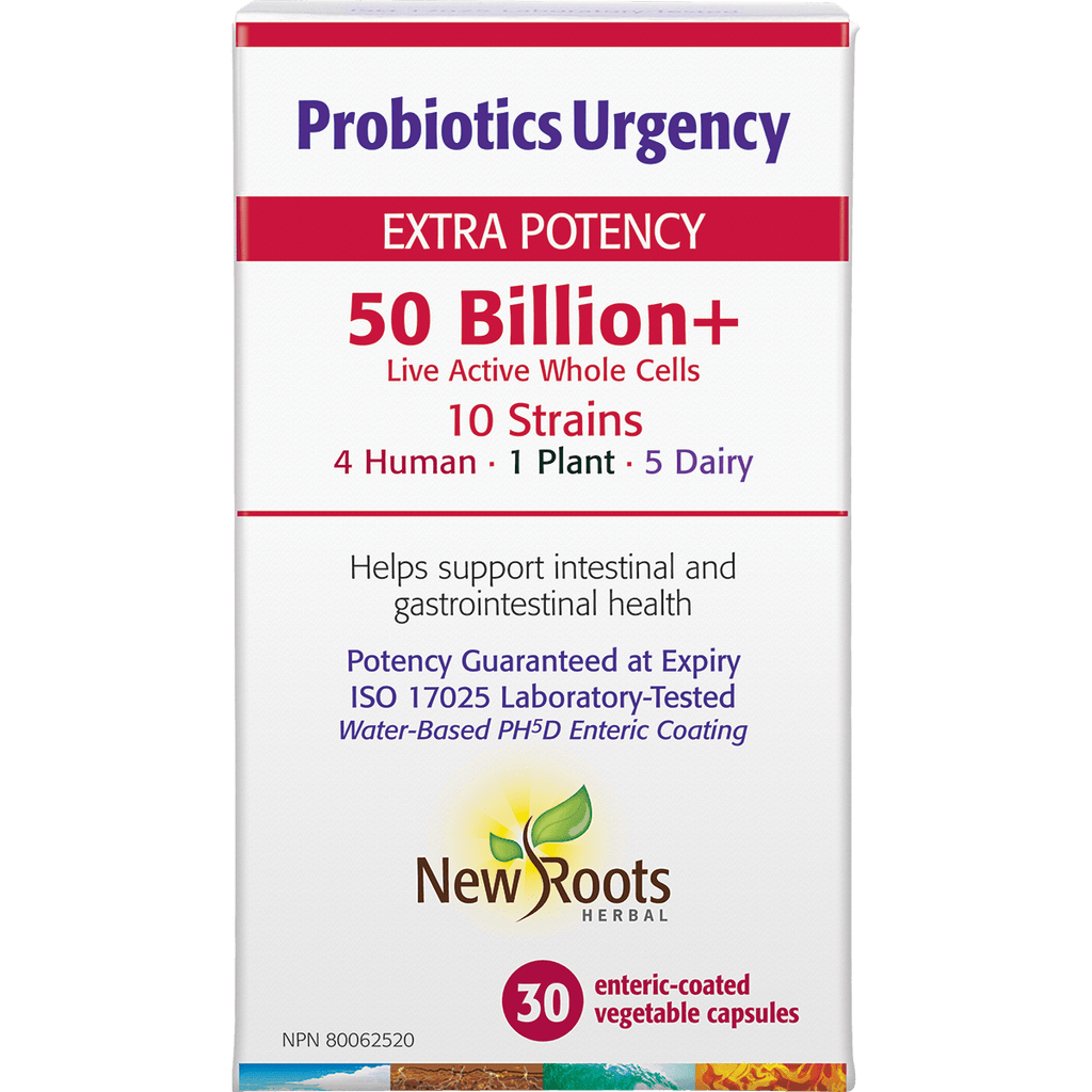 New Roots Probiotic Urgency 50 Billion 30C - Nature's Source Inc