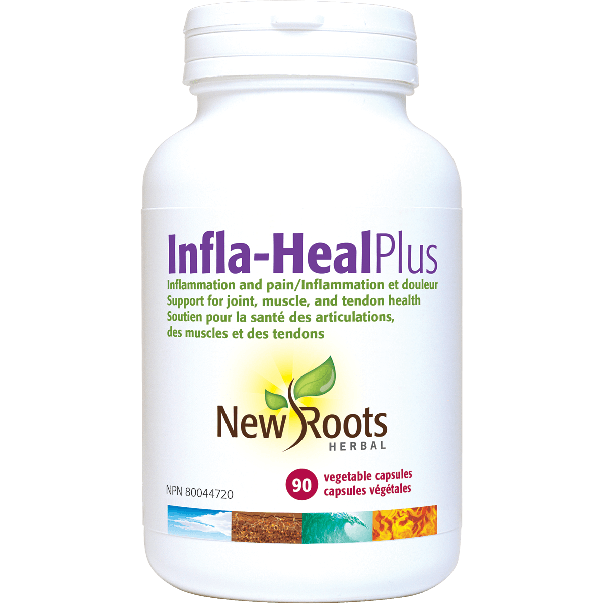 New Roots Infla - Heal Plus 90C - Nature's Source Inc