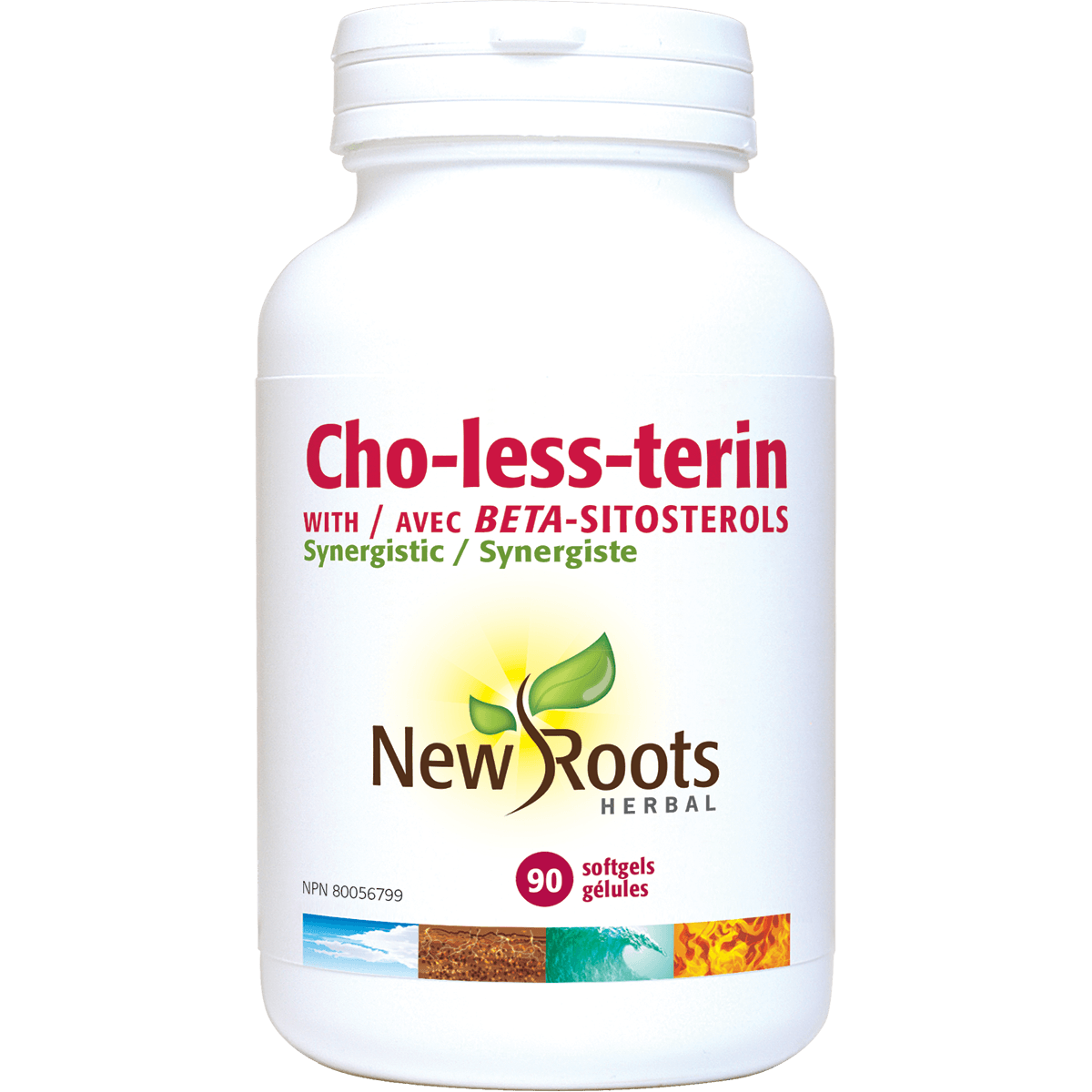 New Roots Herbal Cho - Less - Terin (Cholesterol Support) - 90 Softgels - Nature's Source Inc
