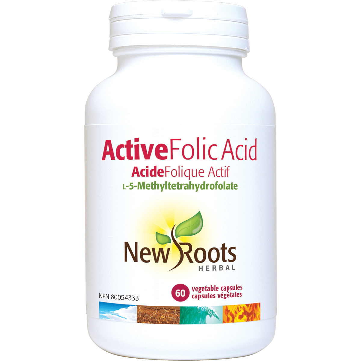 New Roots Active Folic Acid 60C - Nature's Source Inc