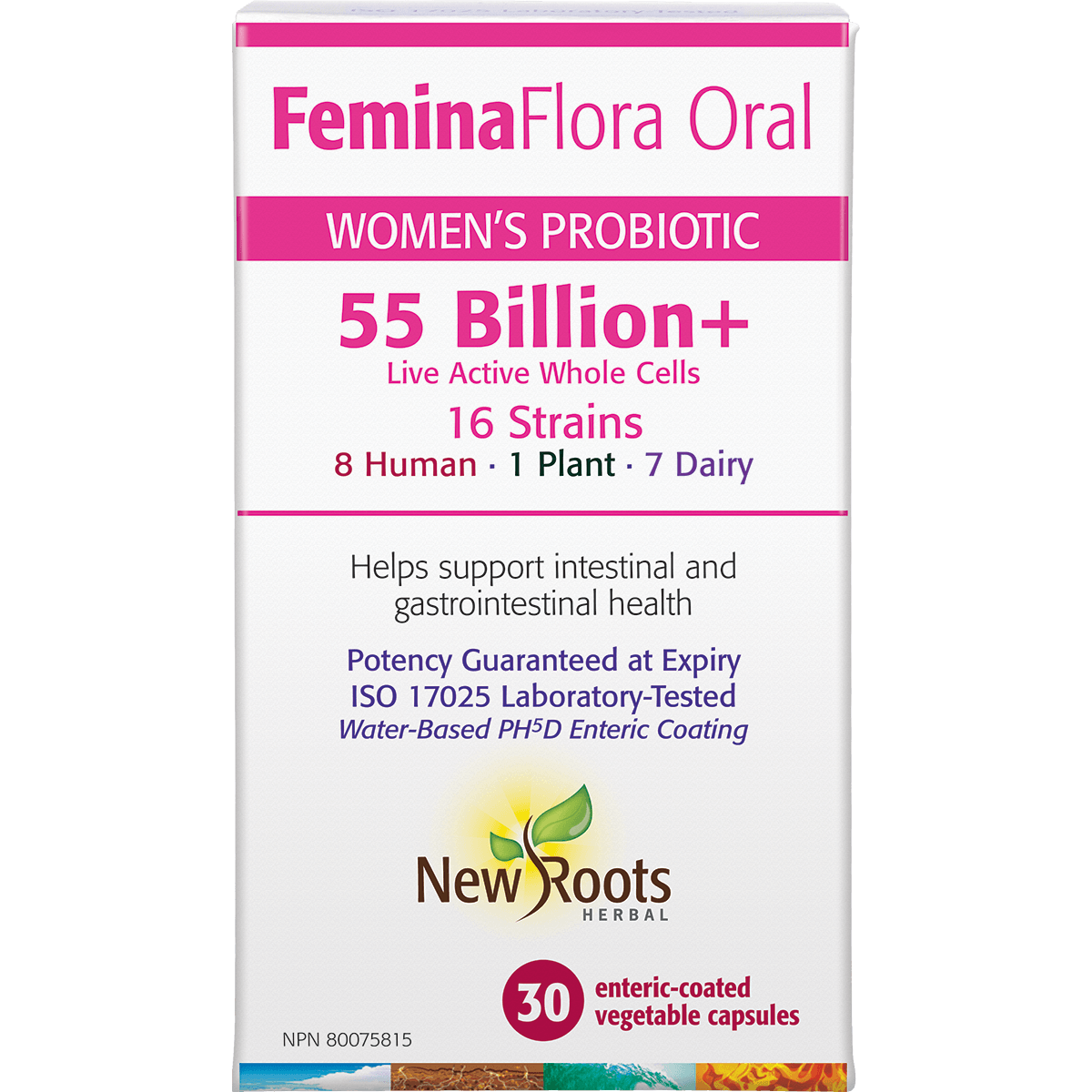 New Roots Femina Flora Oral 30 - Nature's Source Inc