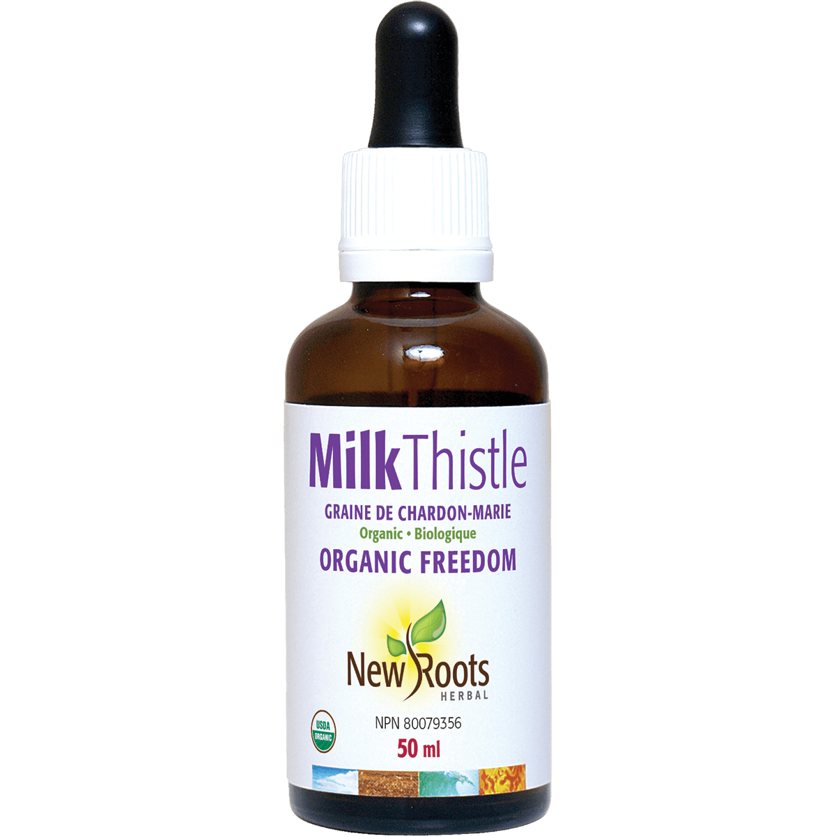 New Roots Milk Thistle Certified Organic 50ml - Nature's Source Inc