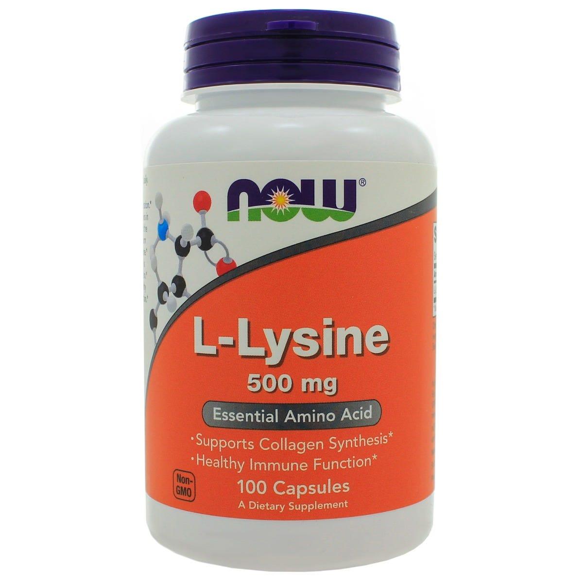 Now Ly - Lysine 500mg 100c - Nature's Source Inc