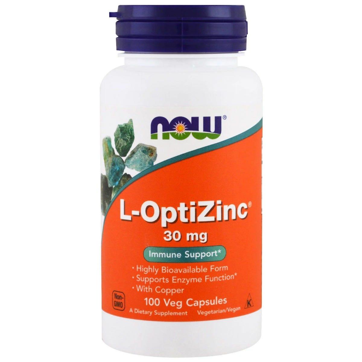 Now L - Optizinc 30mg 100c - Nature's Source Inc