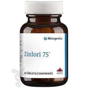 Metagenics Zinlori 75, 60 Tablets - High Potency Zinc Carnosine Supplement to Help Relieve Stomach Discomfort, Gastrointestinal Support - Nature's Source Inc