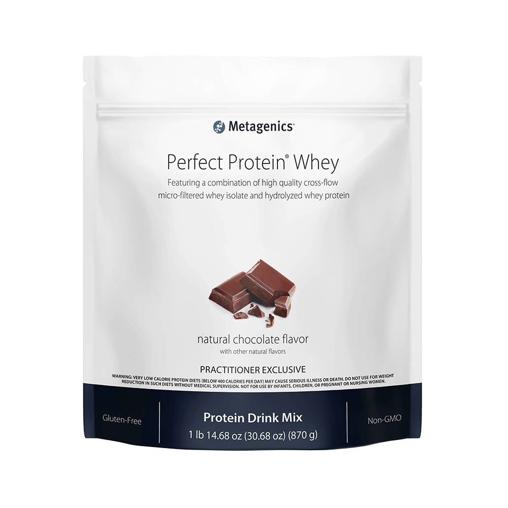 Metagenics Perfect Protein Whey Chocolate 870g - Nature's Source Inc