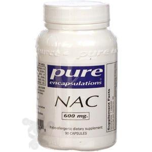 Pure Encapsulations NAC 600mg 90 Veg - Caps - Nature's Source Inc