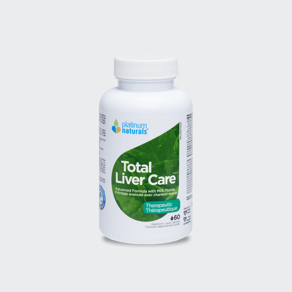 Platinum Naturals Total Liver Care - 60 caps - Nature's Source Inc