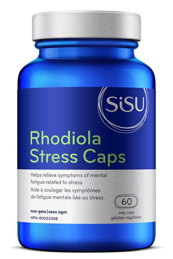 Sisu Rhodiola Stress Caps 60 Veg Capsules - Nature's Source Inc