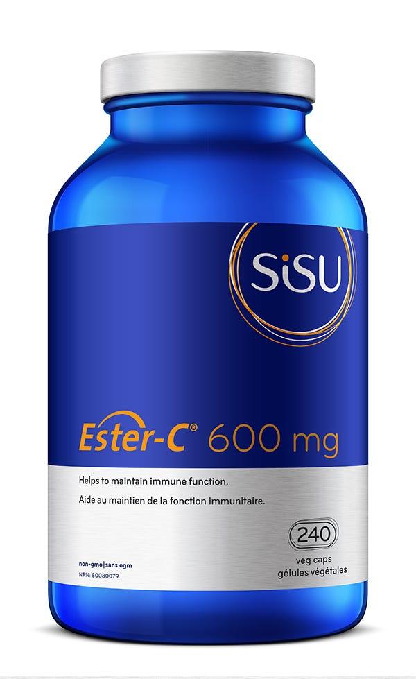 Sisu Ester - C 600mg 240 Veg Capsules - Nature's Source Inc