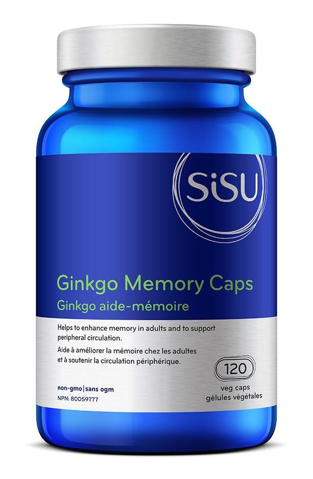 Sisu Ginkgo Memoryc 60mg 120 Veg - Caps - Nature's Source Inc